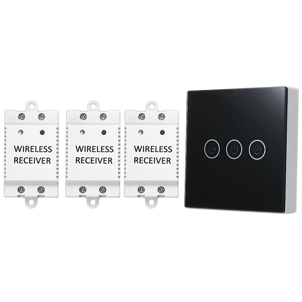 Wireless Light Switch 3 Gang On/off Switch