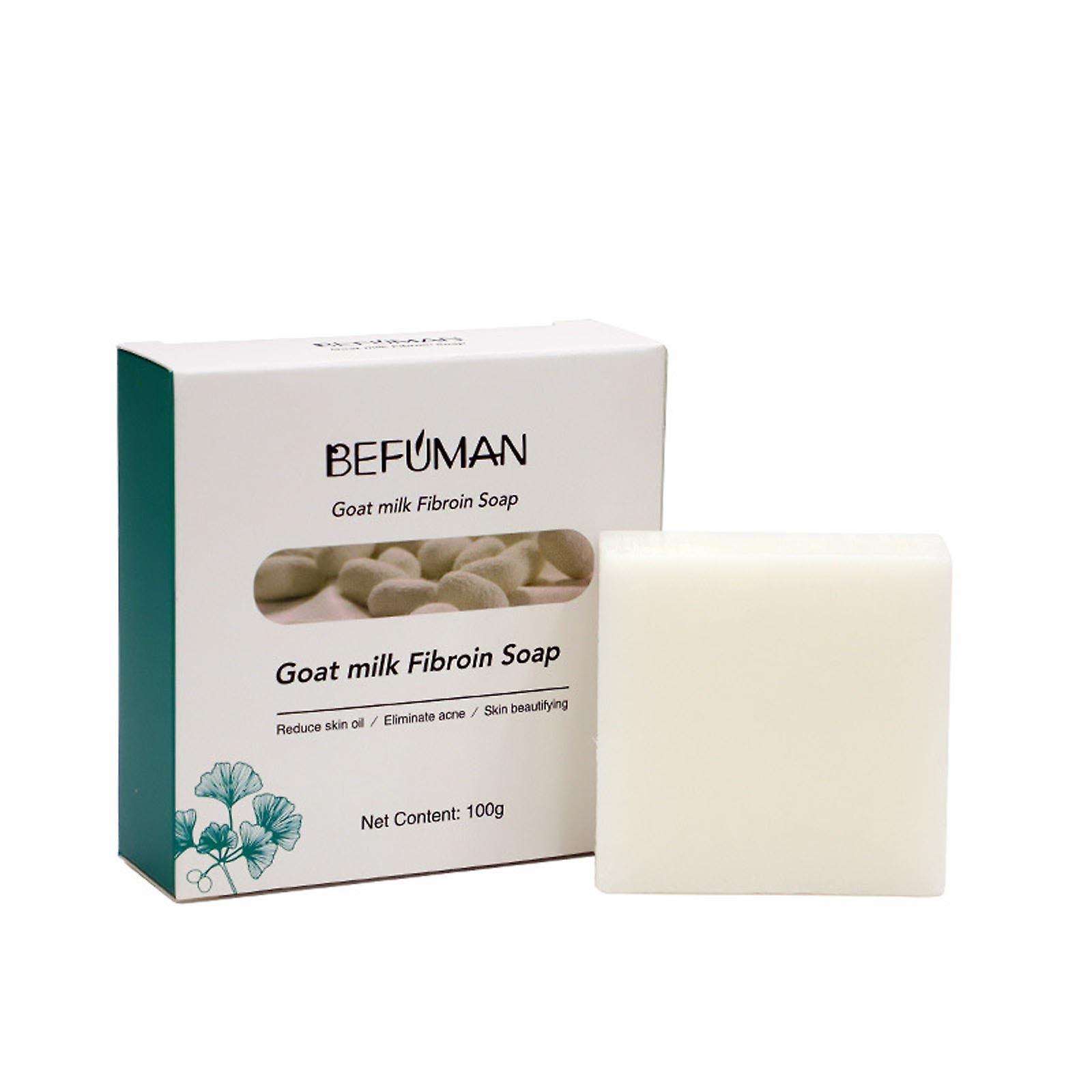 Goats Milk Brushed Wire Mesh Oil Control Cleansing And Mite Removal Soap