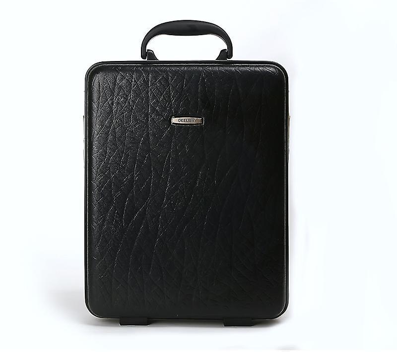 Men Business Briefcase Vertical Style Code Lock Bag Document Laptop Case Black And Coffee Colors 13 15 Inch
