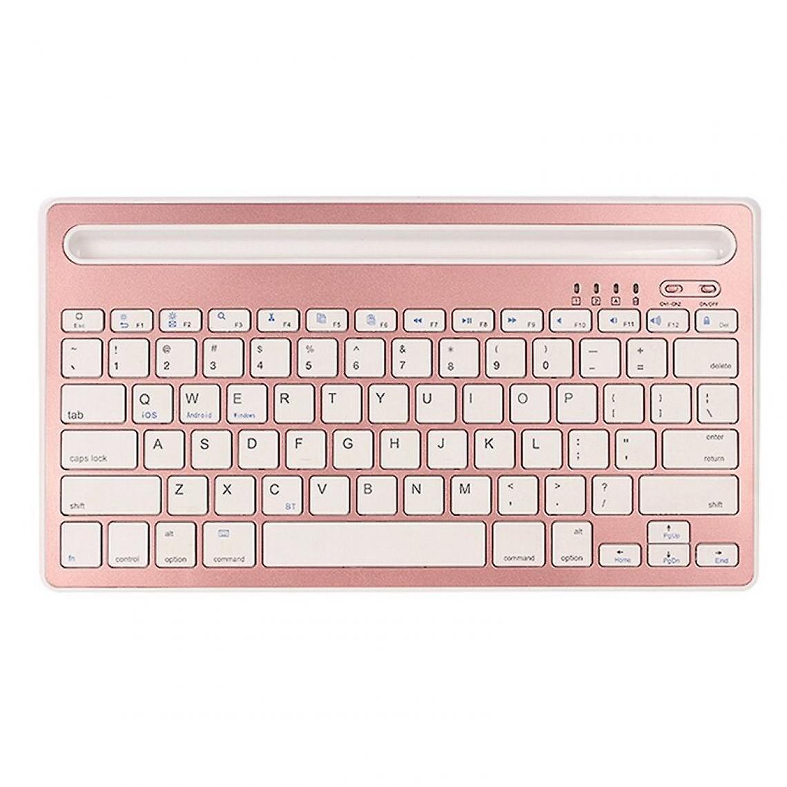 Wireless Charging Connected Keyboard For Ipad And Desktop Computers(pink)