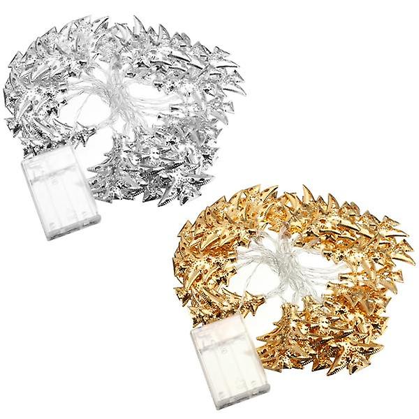 3M 30 Leds Battery Operated Iron Christmas Tree Fairy String Lights For Party And Wedding Decor