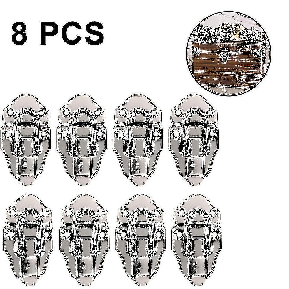 8 Pcs Toggle Lock Box Lock Case Lock with Screw for Cosmetic Case