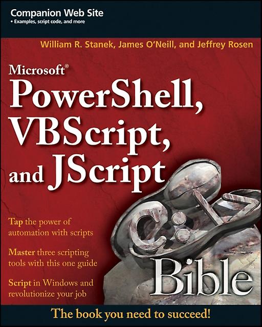 Microsoft Powershell Vbscript e Jscript Bibbia di Jeffrey Rosen Paperback