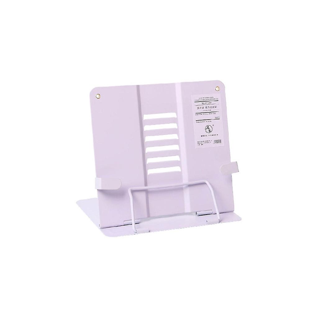 Foldable Desk Book Holder Book Display Stand Portable Book Stand with Page Clip