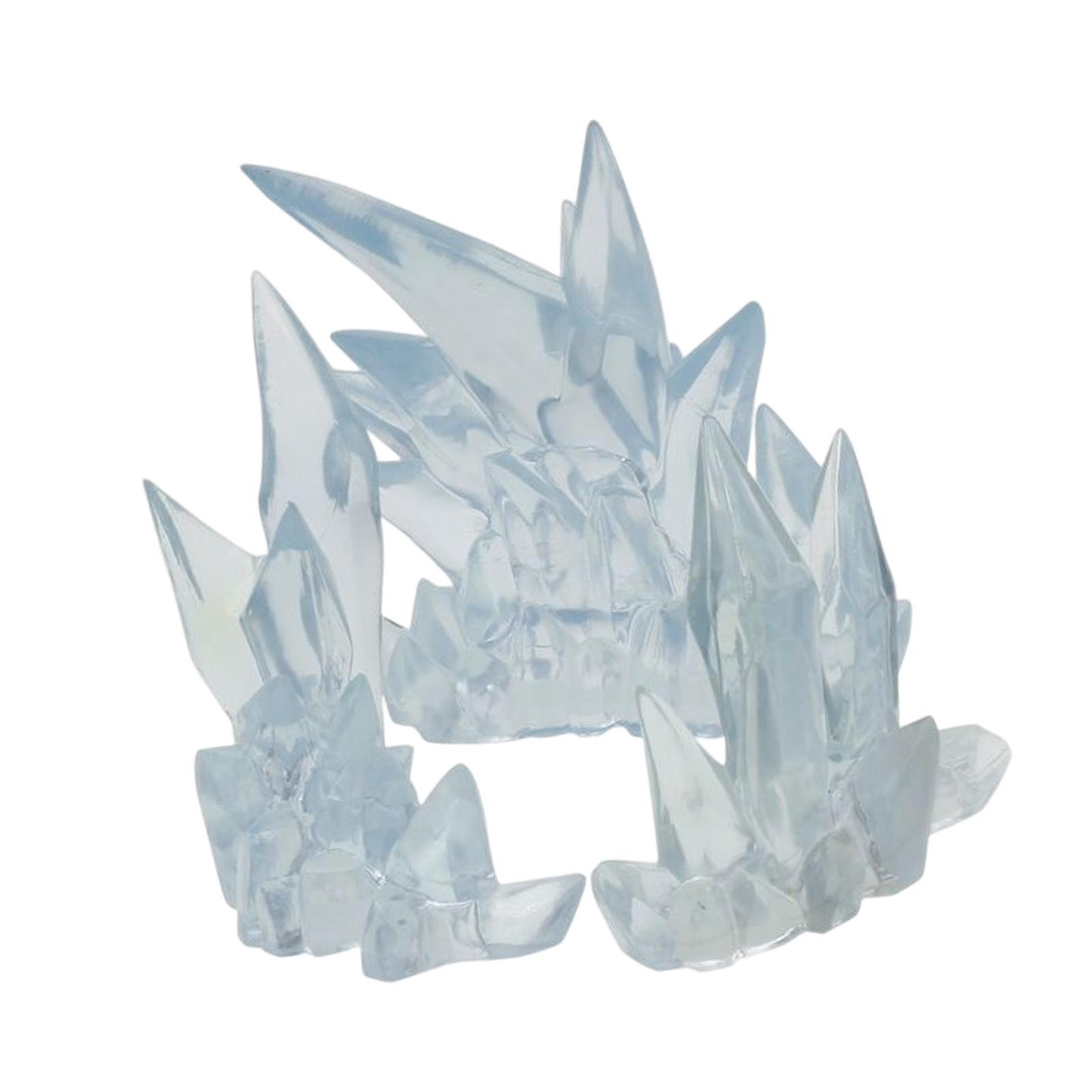 Ice Special Effect Action Figure Display Model Effect Stand Ice Model White