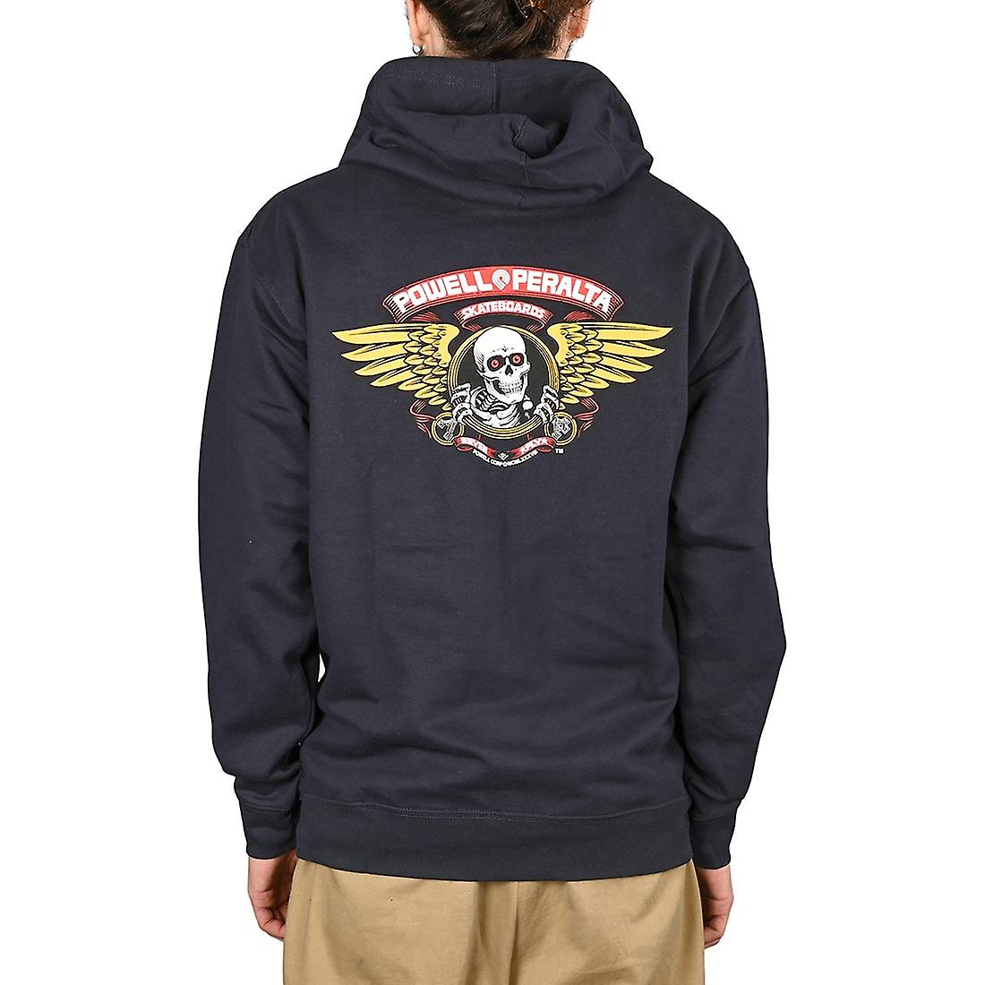 Powell Peralta Winged Ripper Pullover Hoodie - Navy