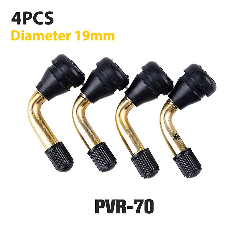 4pcs λαστιχένια βαλβίδα γωνίας για τη θηλή ελαστικών χωρίς σωλήνα για τη θηλή ροδών δίσκων χωρίς σωλήνα (pvr40/pvr50/pvr60/pvr70)