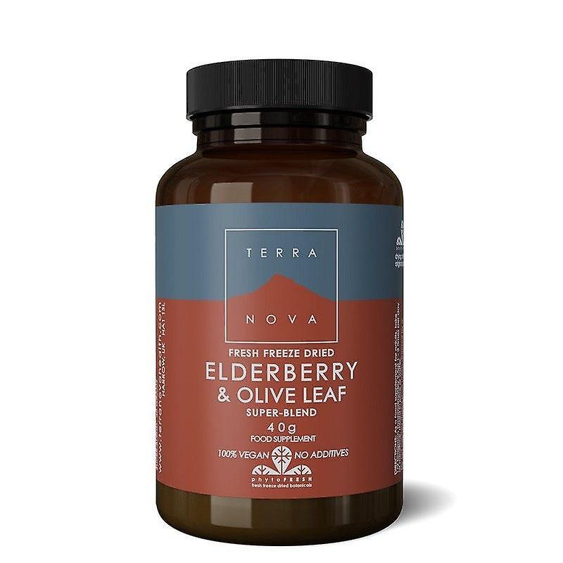 Terranova Elderberry & Olive Leaf Powder 40g (T2282)