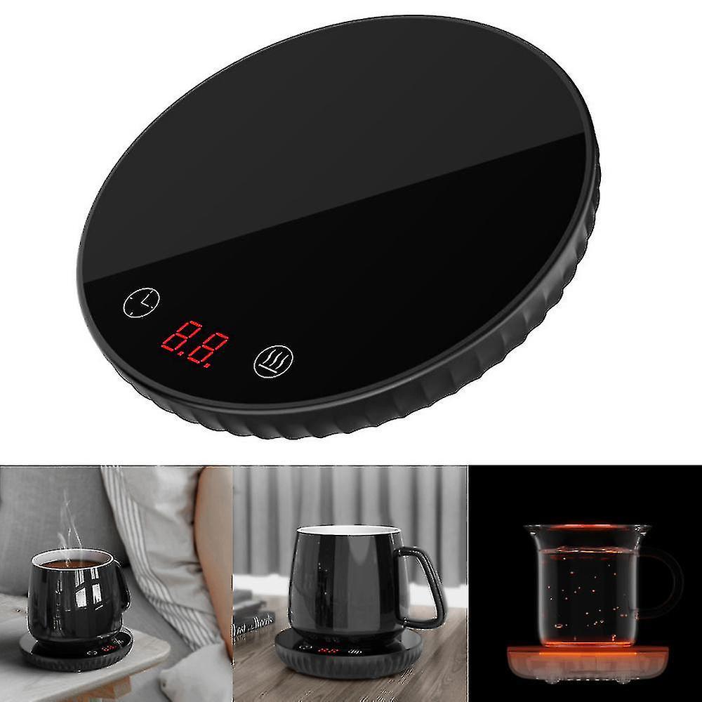 Electric Coffee Milk Drink Cup Mug Warmer Tea Heater Pad With Timer Setting