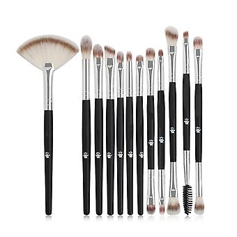 12pcs kosmetische Make-up-Pinsel Set Großer flauschiger weicher Lidschattenpinsel