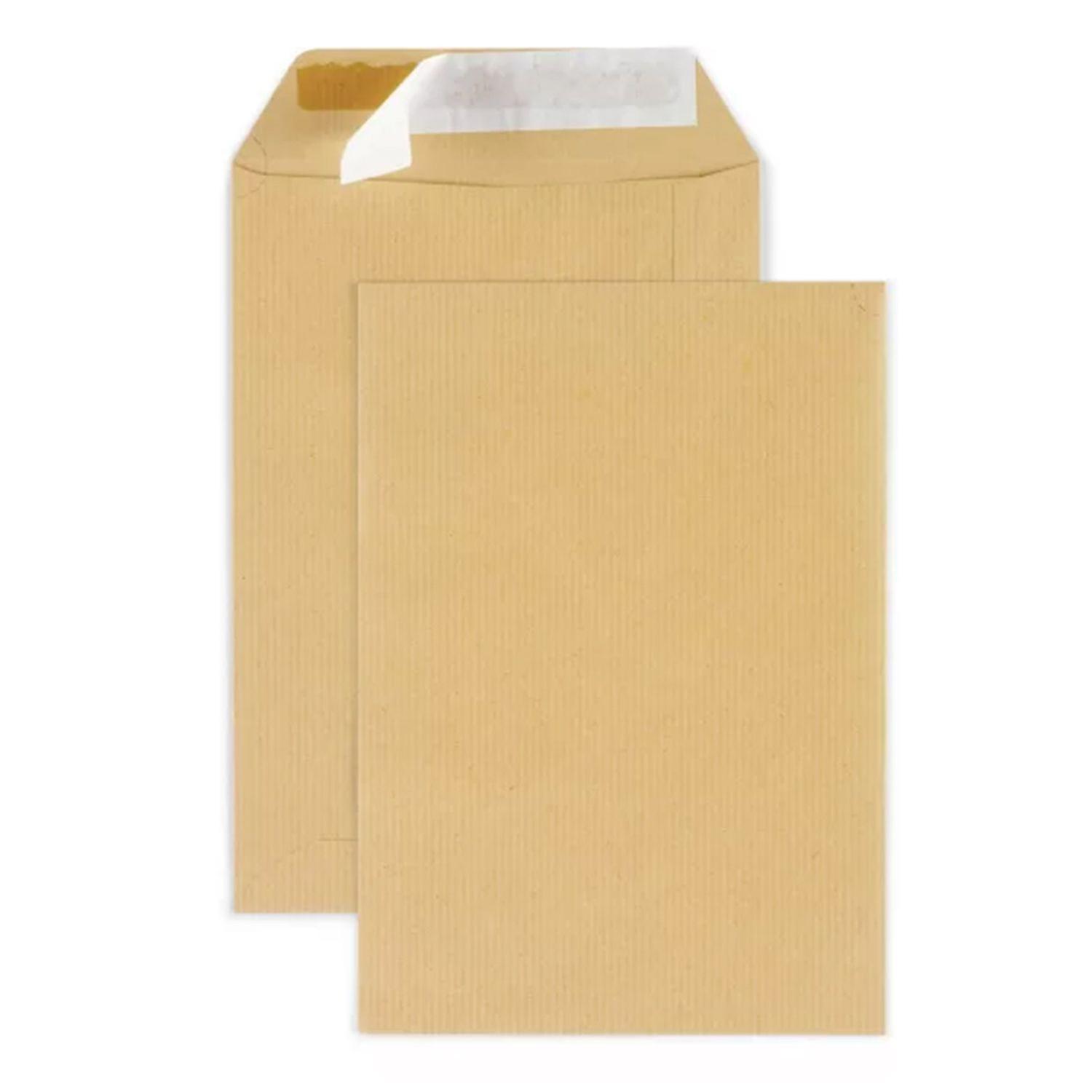 5 kraft paper pockets - 16.2 x 22.9 cm