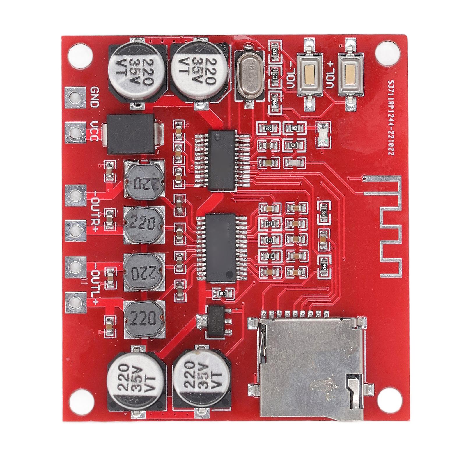 Bluetooth Power Amplifier Board 2 Channel Audio Wireless Speaker Amplifier Board DC12?24V