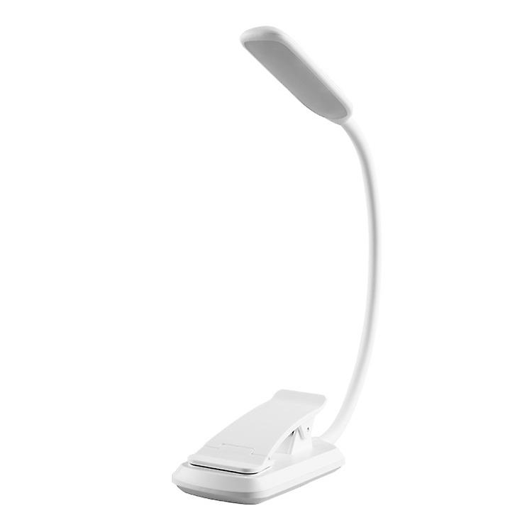 Macaron Reading Light, Cocoda 7 LED Clip-on Reading Lamp Rechargeable, 360° Flexible Neck, 3 Color Temperature & 3 Brightness Levels, Touch Switch,