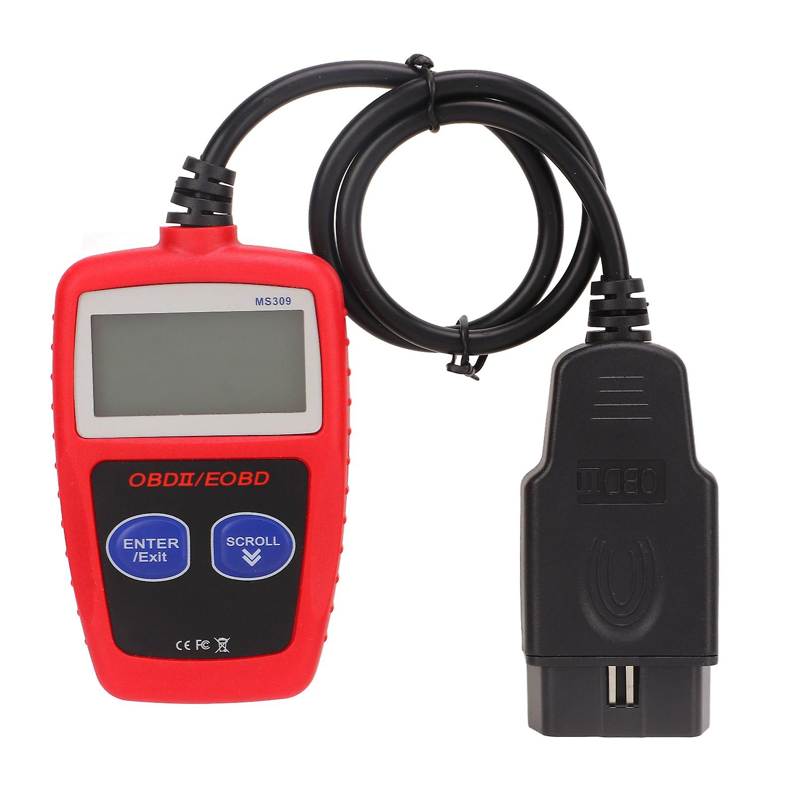 CAN BUS OBD2 Code Reader Backlit LCD Display High Accuracy Car Diagnostic Scanner