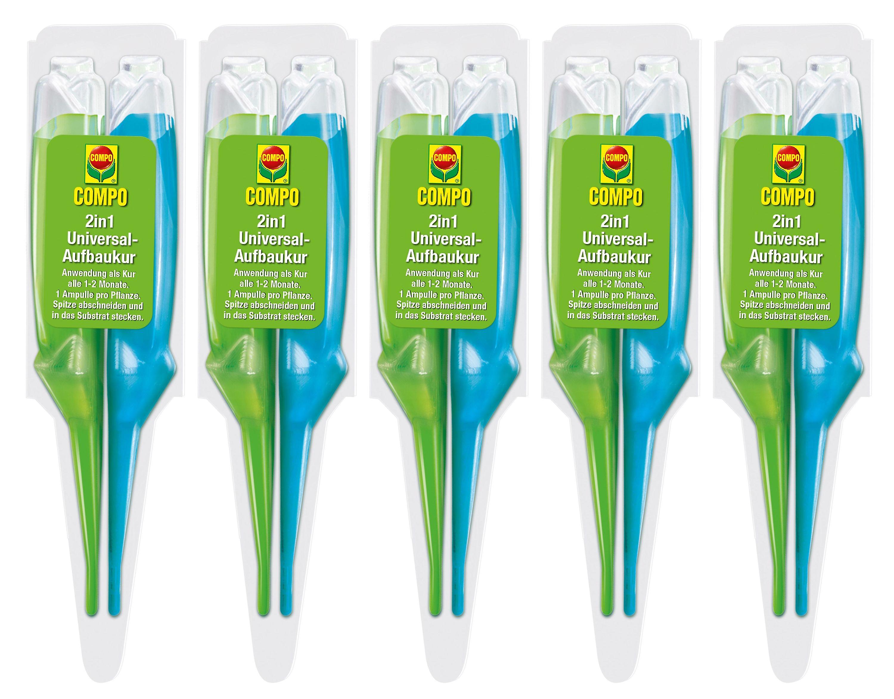 5 x COMPO 2in1 universal restorative treatment, 2 x 15 ml