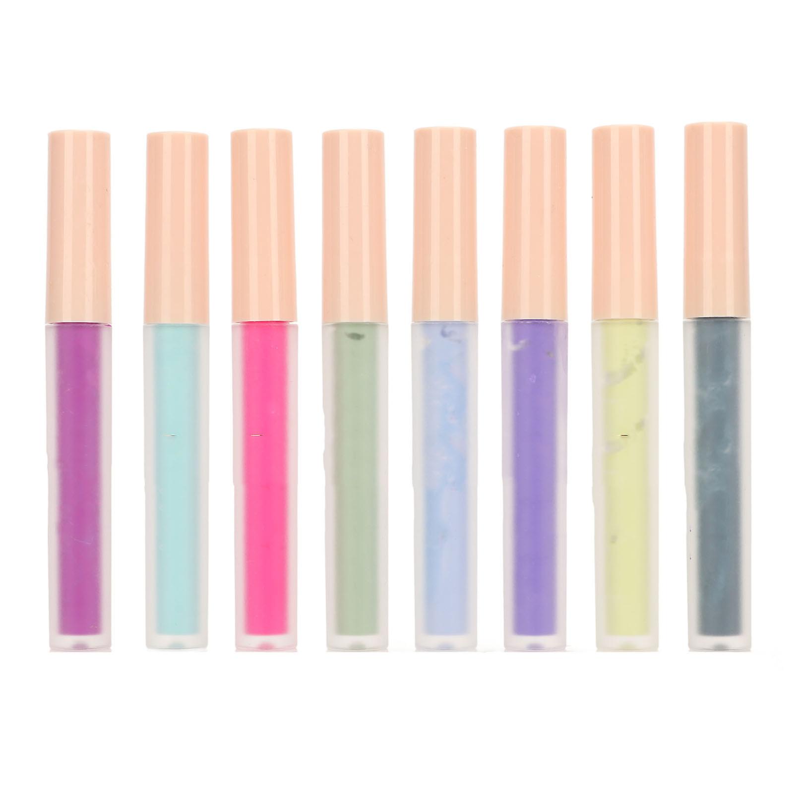 8 Pack Liquid Eyeliners, Eyeshadow Pencils, Waterproof, Sweatproof, Long Lasting, Liquid Glitter