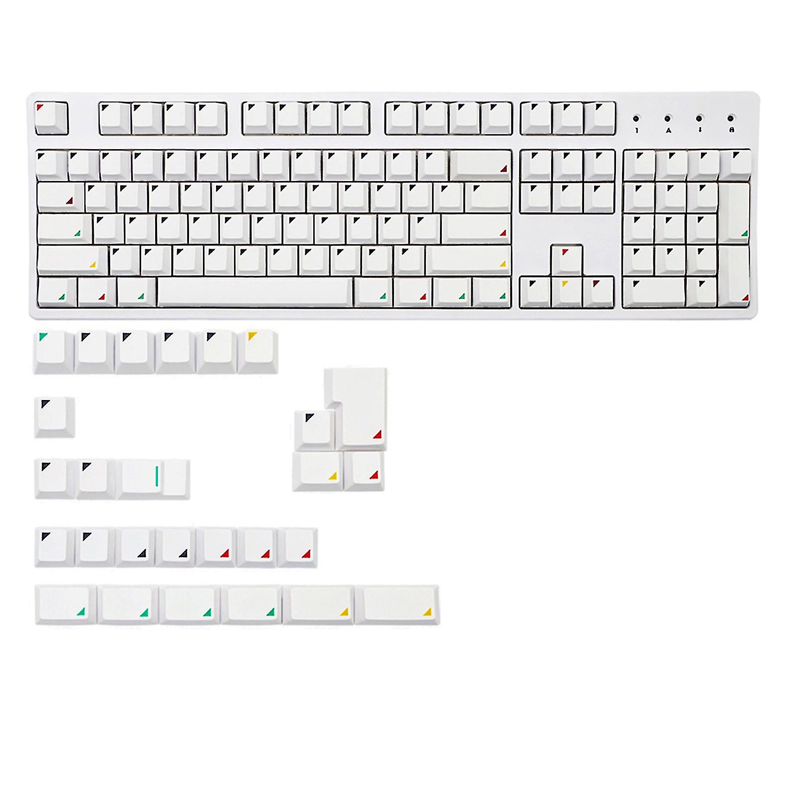 Pbt Mechanical Keyboard Keycap Geometry 131 Keys Dye Sub Keycaps Special Theme