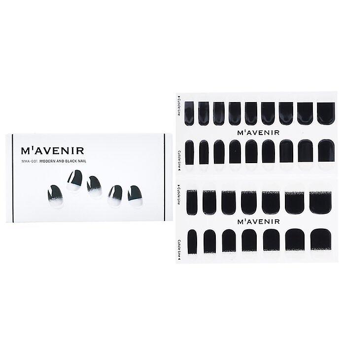 Mavenir Nail Sticker - # Modern And Black Nail 32pcs
