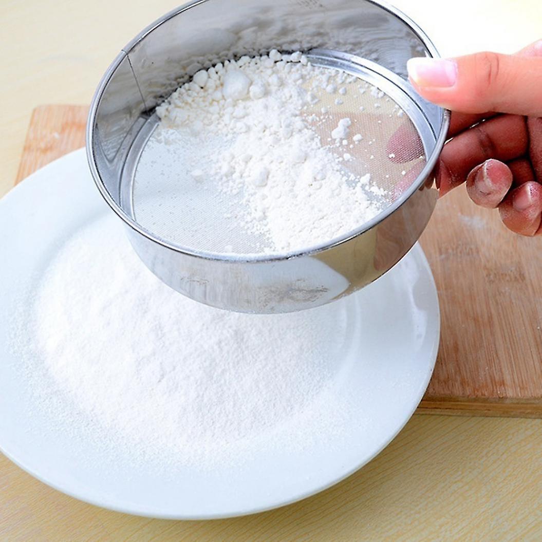 Edelstahl Mesh MehlSieb Sieb Backen Küchenwerkzeug