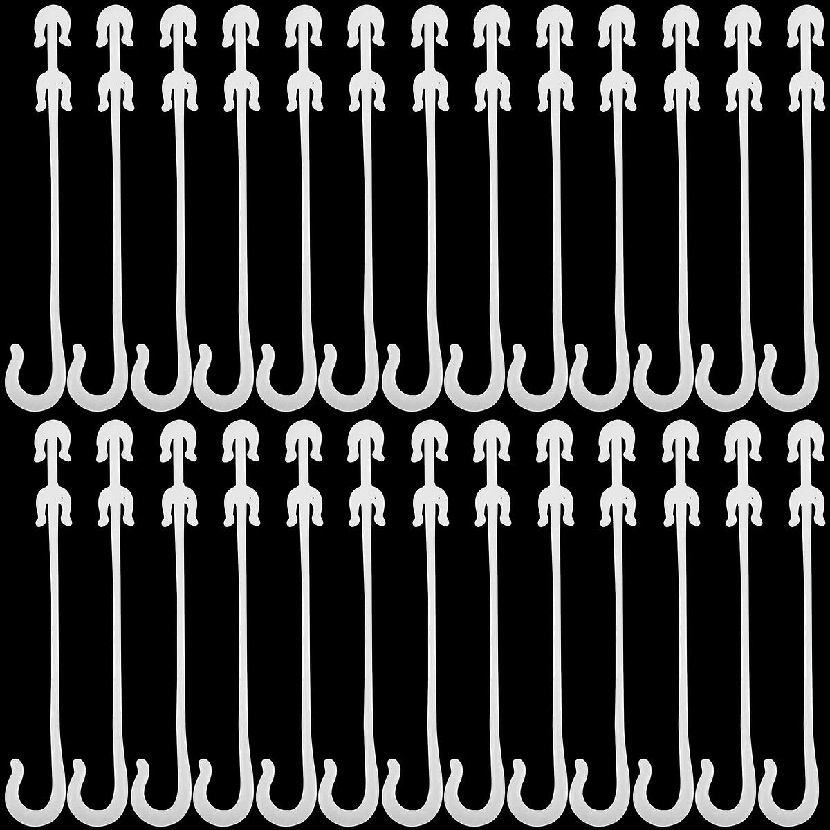 100buc Tomato Hook Tomato Support J Hook Plant Support Binder Vegetable Clip