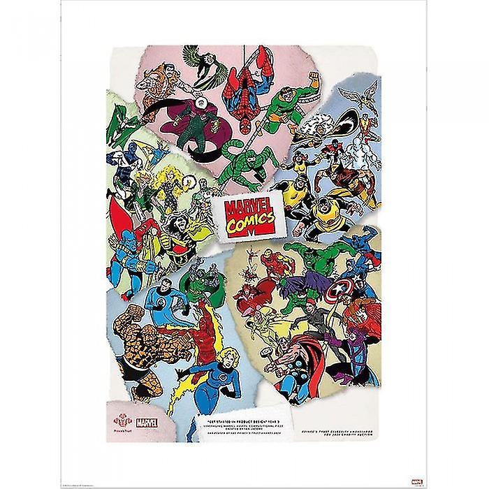 Marvel Comics Torn Heroes Awards Show Print