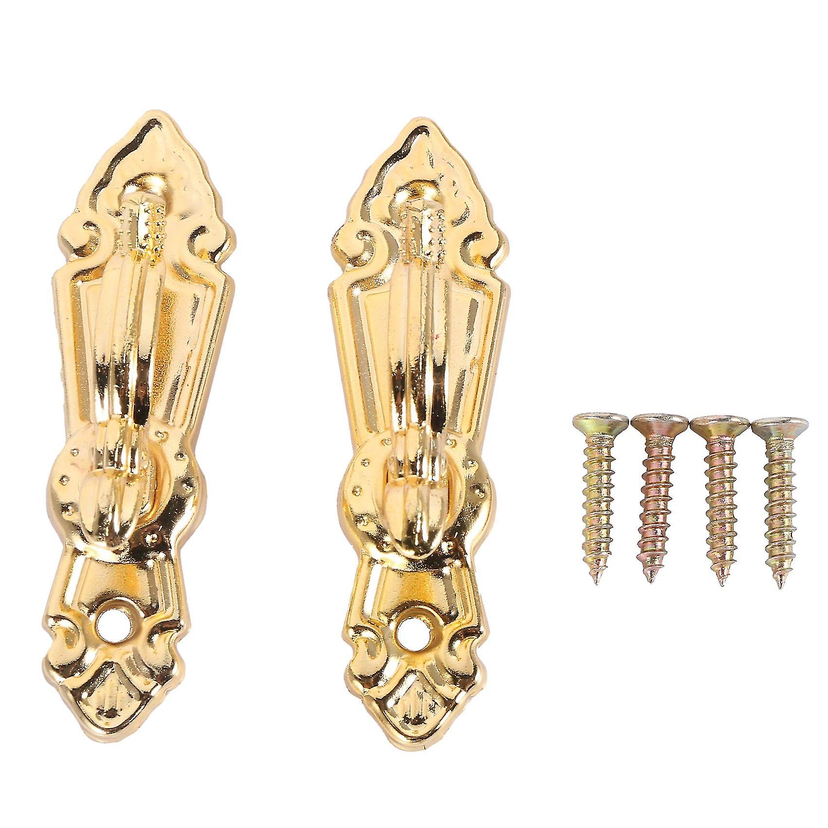 Screw Mount Curtain Tassel Tie Back Tieback Wall Hooks 2pcs