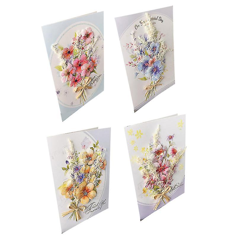 4pcs  Diy Greeting Cards