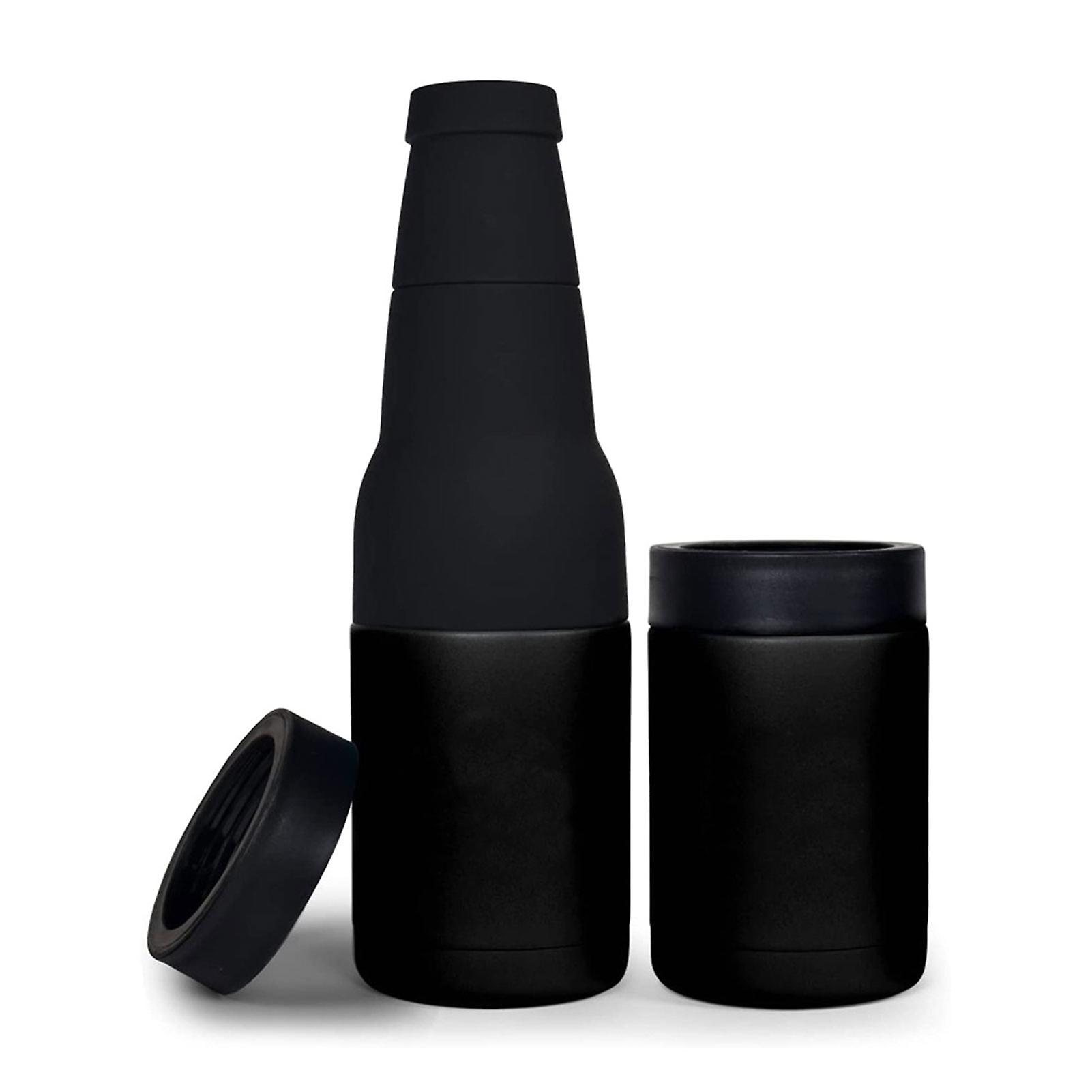 Beer Bottle Insulator Holder Vacuum Insulated 3 in 1 Beer Can Bottle Cooler with Opener Birthday Gifts