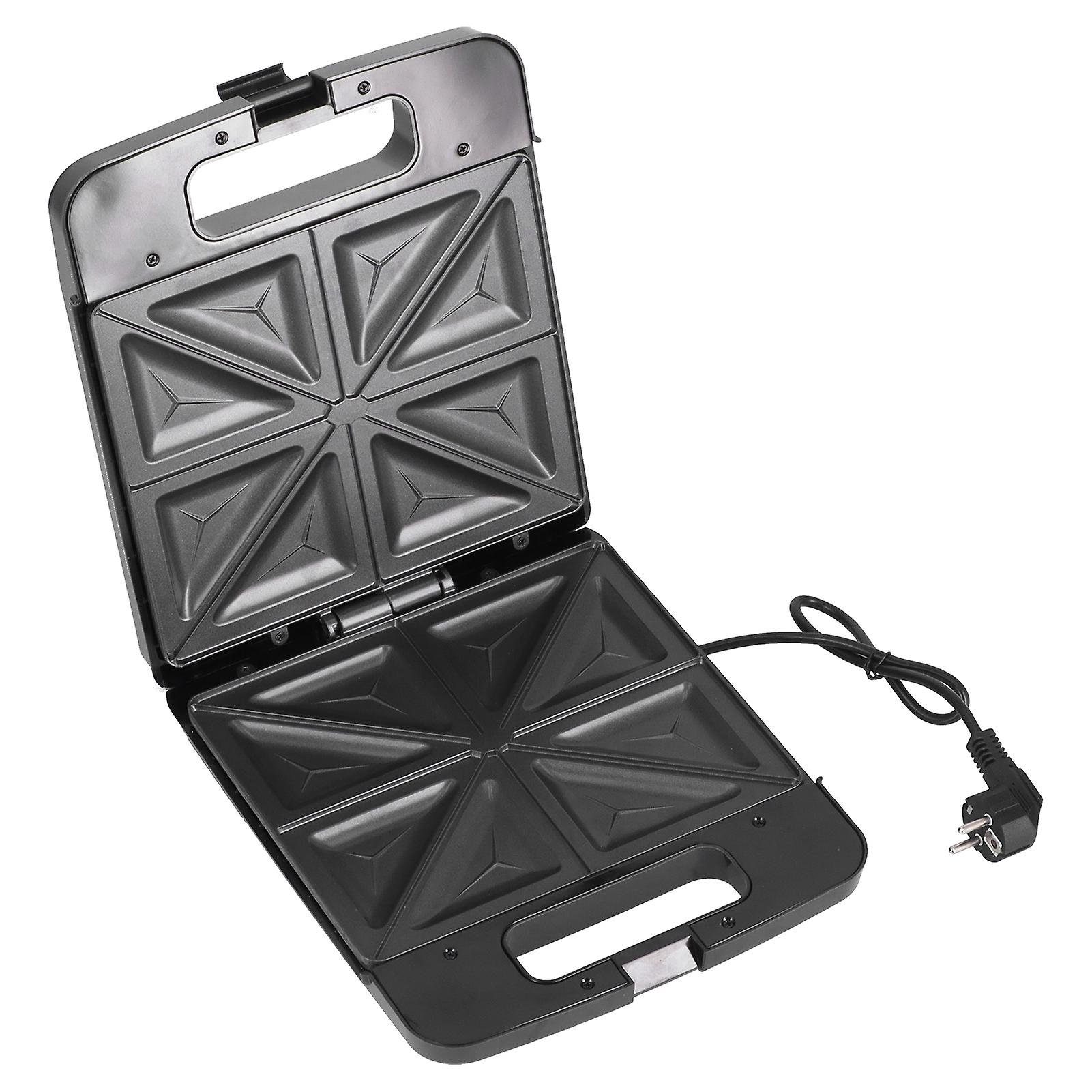 1600W 8-Grid Double-Sided Sandwich & Waffle Maker, 2293g, White