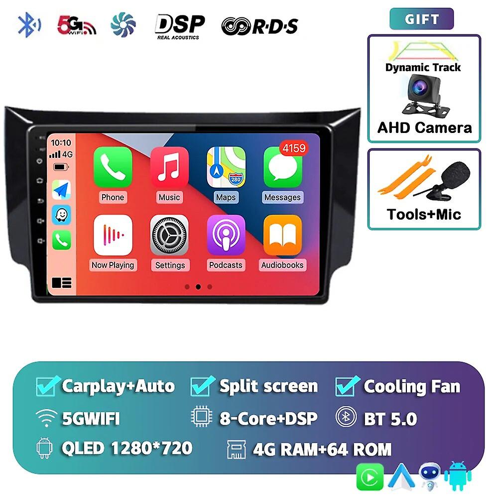 Android 13 Carplay Auto Car Radio For Nissan Sylphy B17 Sentra 12 2012 2014-2018 Gps Multimedia Video Player Stereo Head Unit Bt