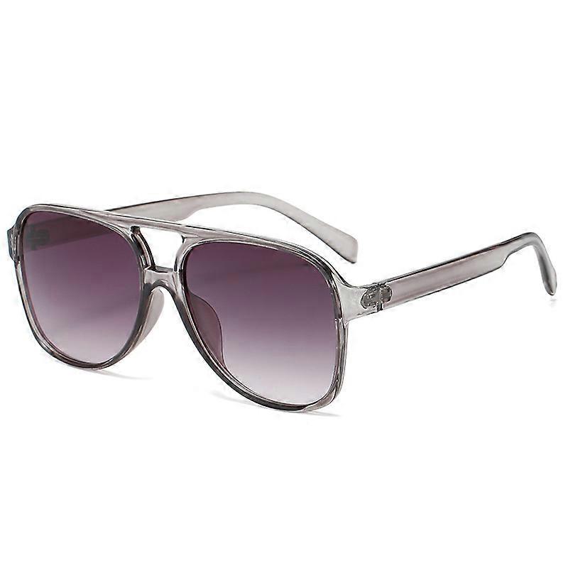 Retro Vintage 70's Aviator Polarized Sunglasses Double Bridge Lightweight Frame Men's And Women's