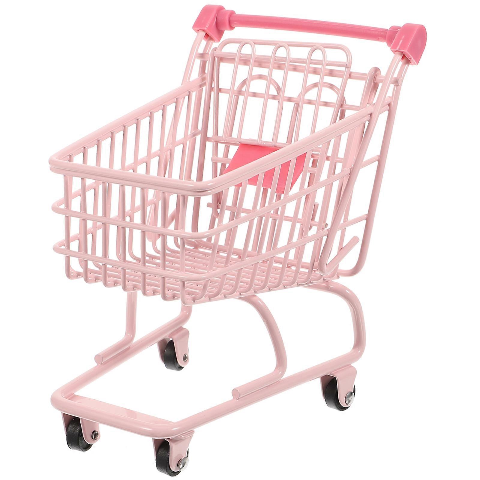 Mini Shopping Cart Sundry Storage Small Shopping Cart Photo Prop Shopping Cart