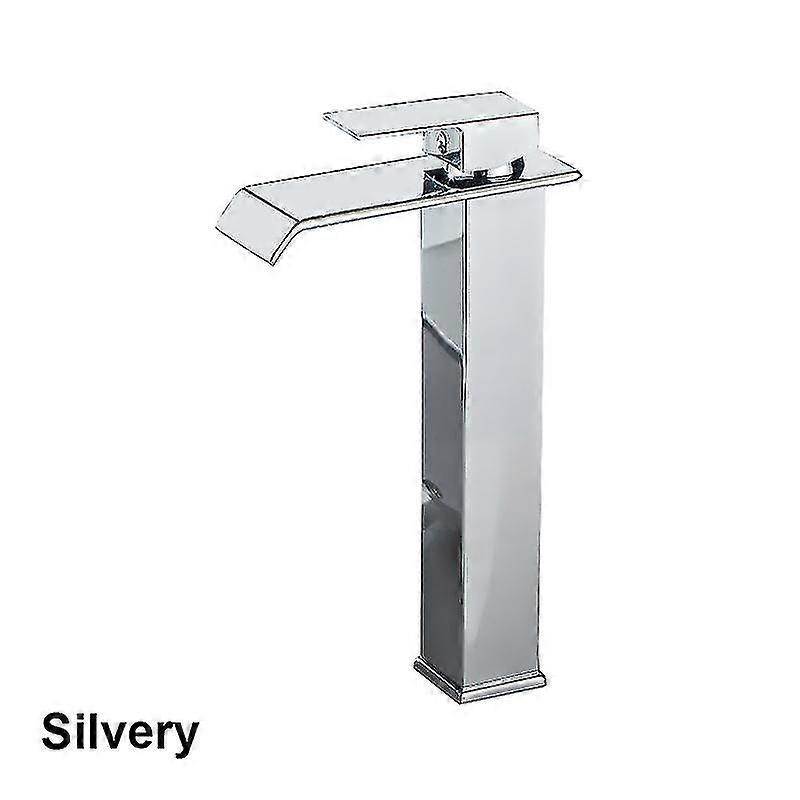 De înaltă calitate alamă negru și auriu Baie Mixer Robinet Cascada din oțel inoxidabil Tall Basin Robinet