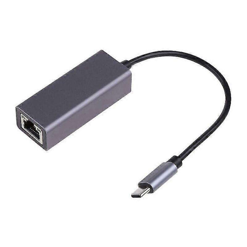 USB C to Ethernet Adapter USB Type C to RJ45 Ethernet Adapter Cable-Grey