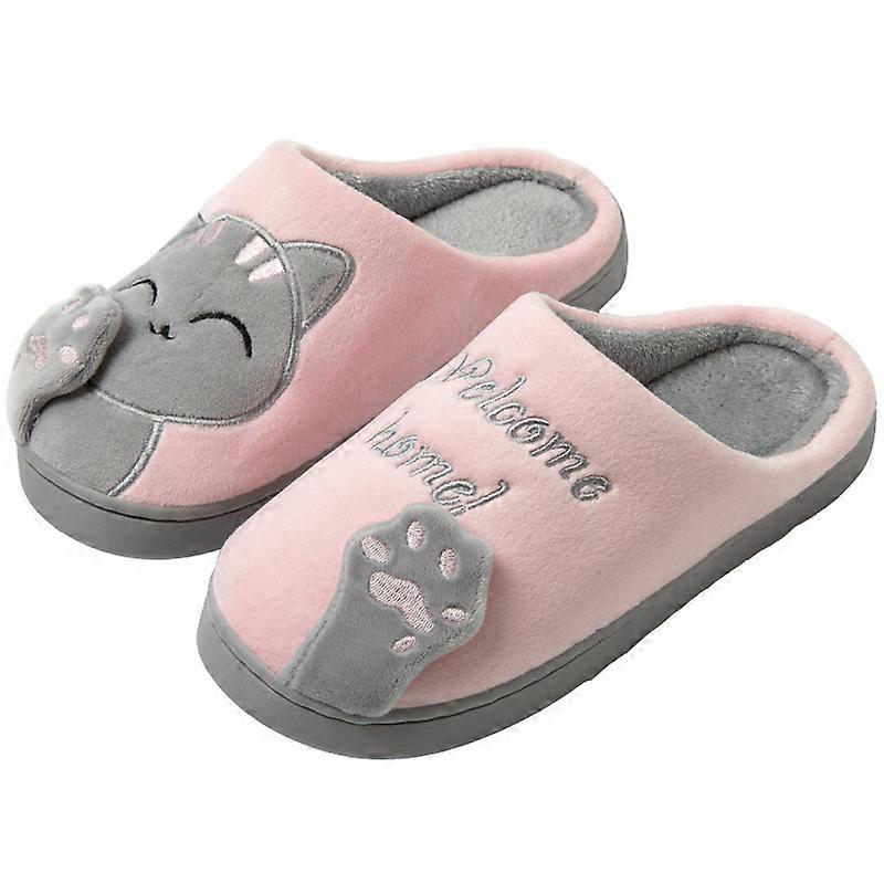 Winterpantoffeln mit harter Sohle, bequem, weich, Unisex Erwachsene