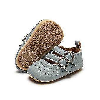 Baby Mädchen Mary Jane Flats Dress Schuhe mit Schleife, Säuglingsschuhe 0-18 Monate Krippenschuhe