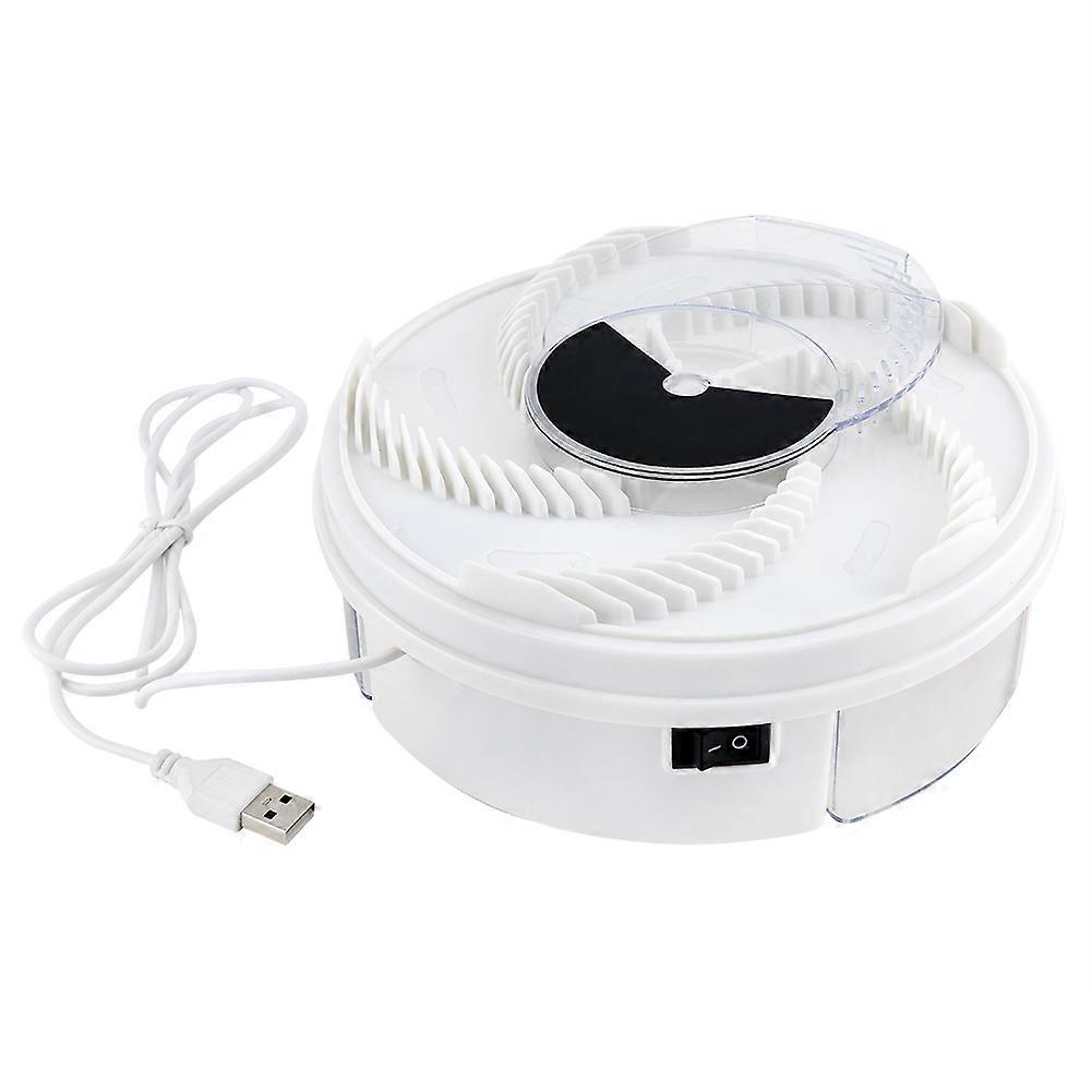 Automatic Rotation Mute Electric Fly Trap Device With Trapping Food USB Cable