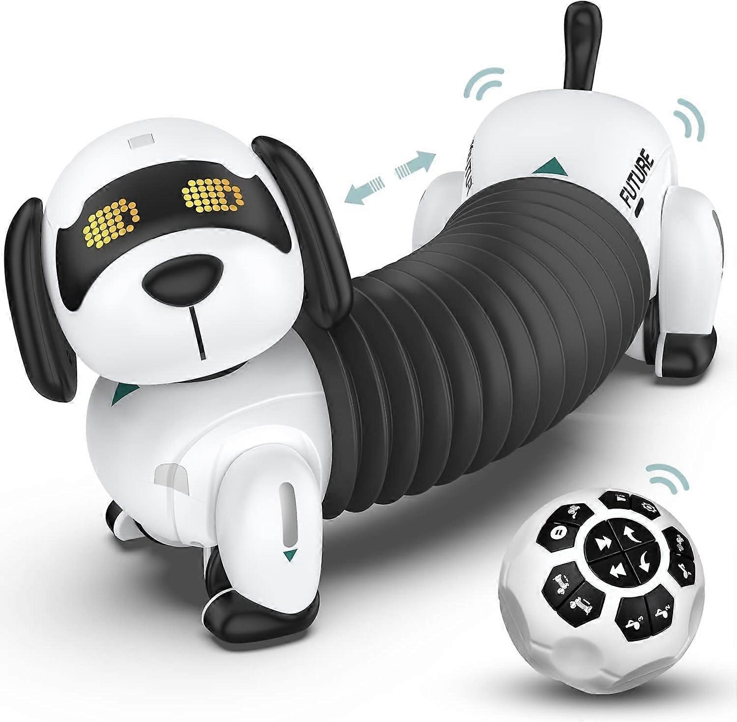 Kid Remote Control Electronic Dog - Robotic Pet Interactive Robot Animals Smart RC Puppy Program