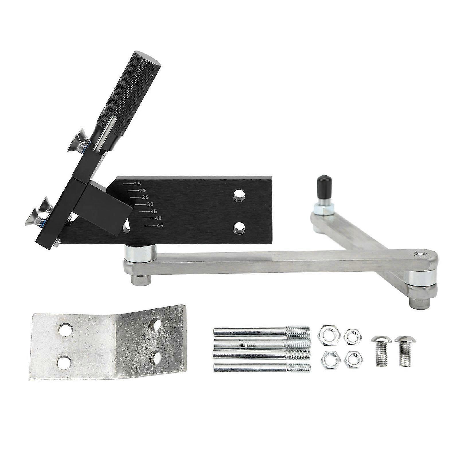 Iron Mower Blade Sharpener Grinder 1545 Adjustable For Straight and Standard Lawn Mower Blades Black