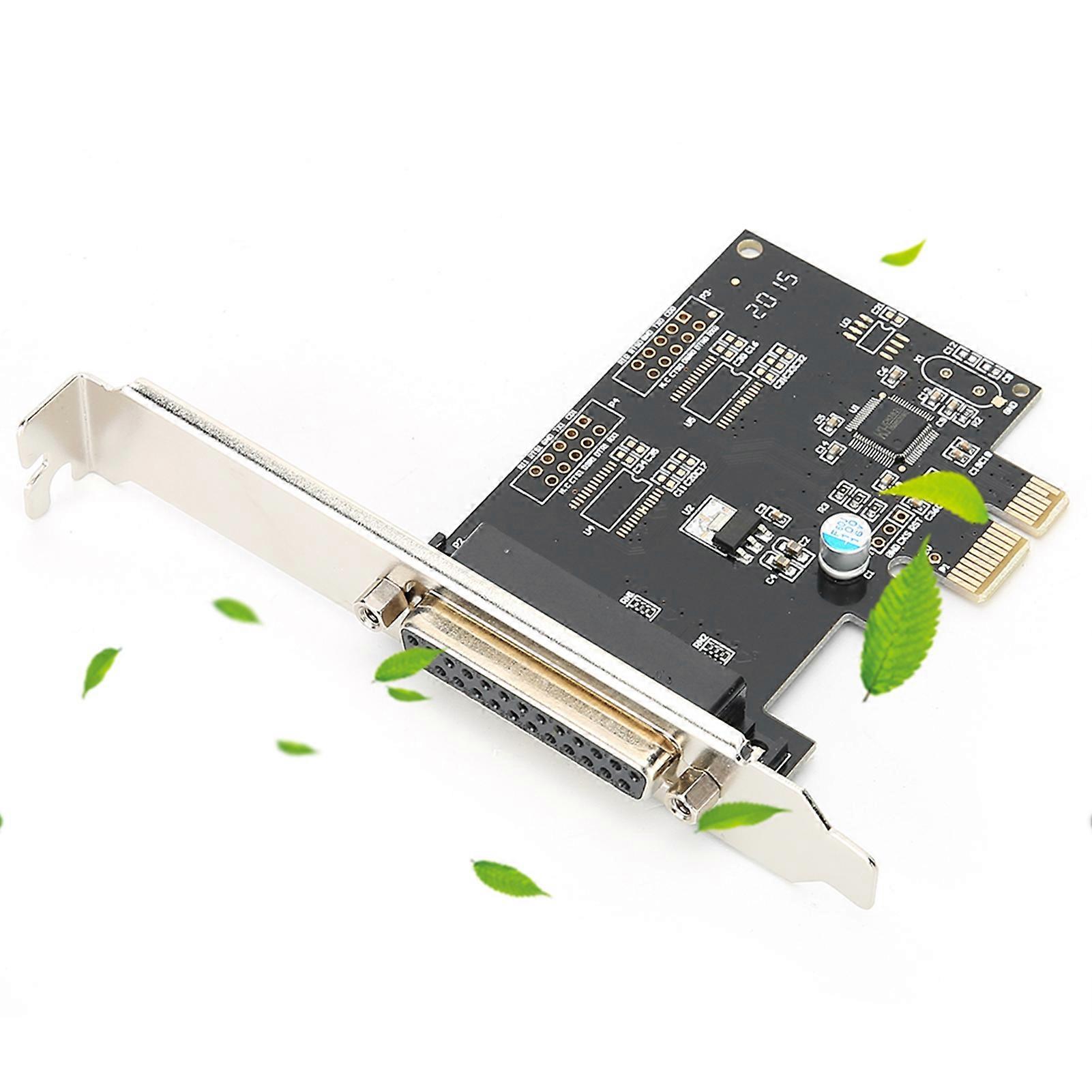 PCIE to Parallel Port Card Print Port LPT PCI-E LPT Printer Card Adapter DB25