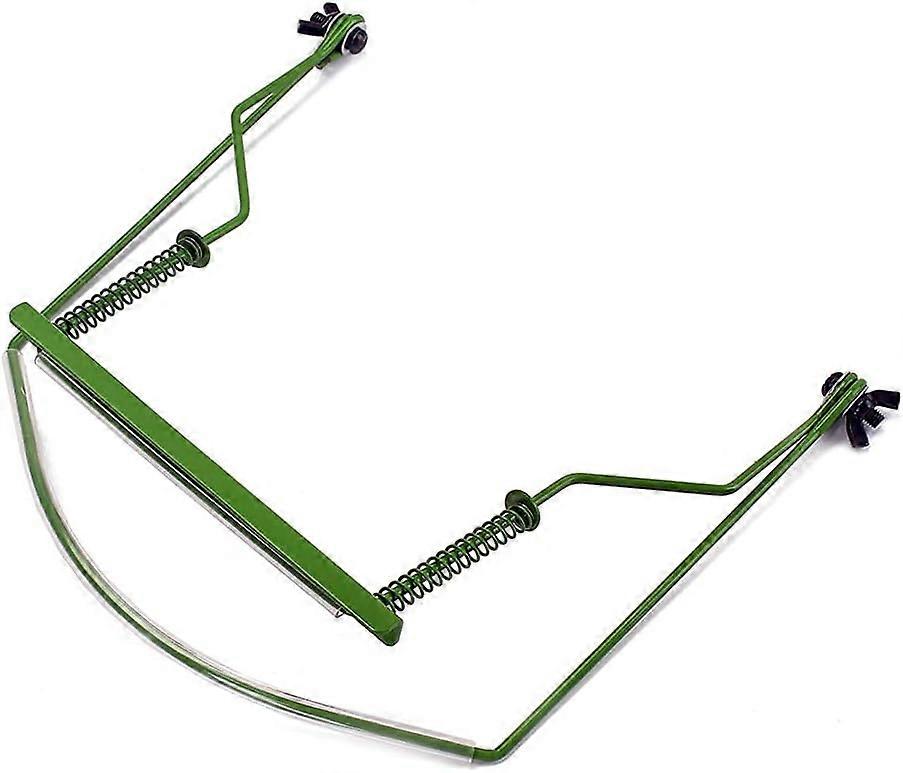 Harmonica Holder for 10 Holes Harmonica Hands Free Harmonica Neck Holder Rack Harmonica Accessory (Green)