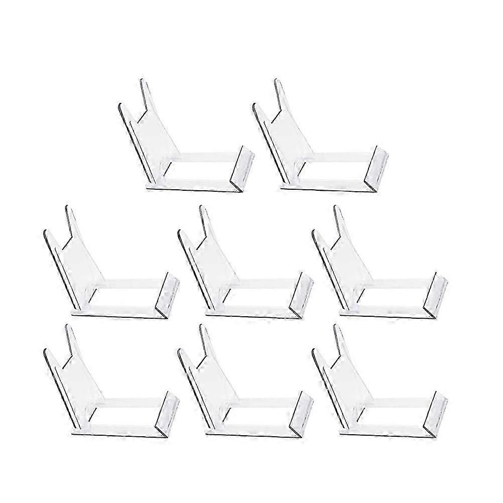 8pcs Multipurpose Display Racks Plates Storage Holders Bowls Display Stand