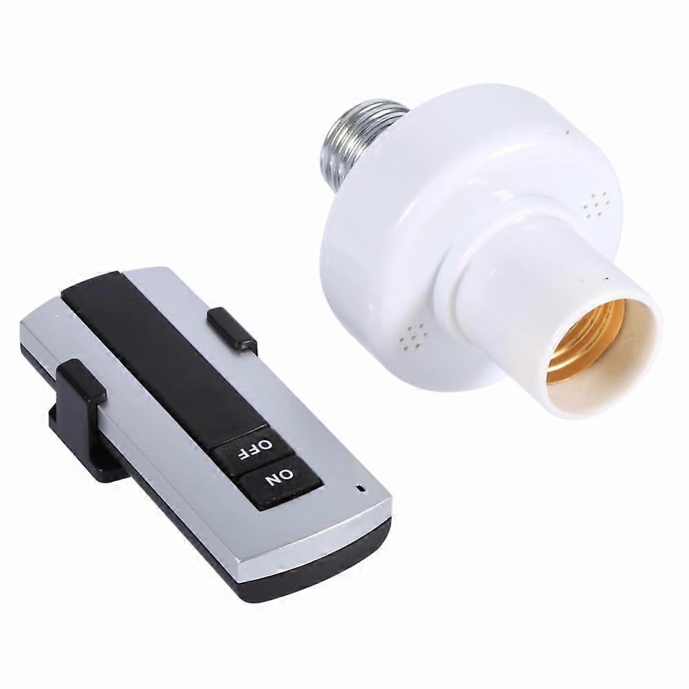10M Wireless Remote Control Switch ON OFF E27 Screw LED lamp Base light Holder Bulb Socket 220V Splitter Adapter LED Bulb