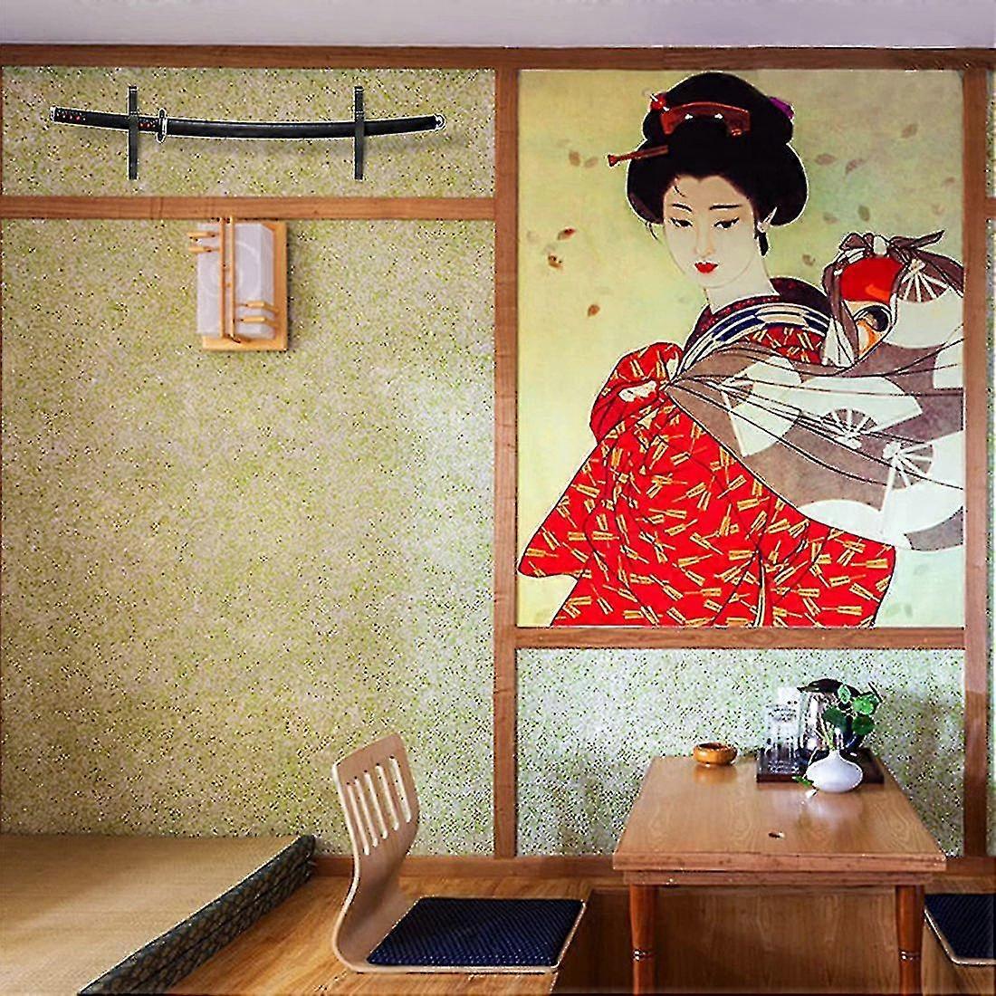 Svärd Väggfäste 2 / set 1-nivå Vadderad Krok Katana Hållare Justerbar Displayhängare För Samurai Sword-y-YUHAO