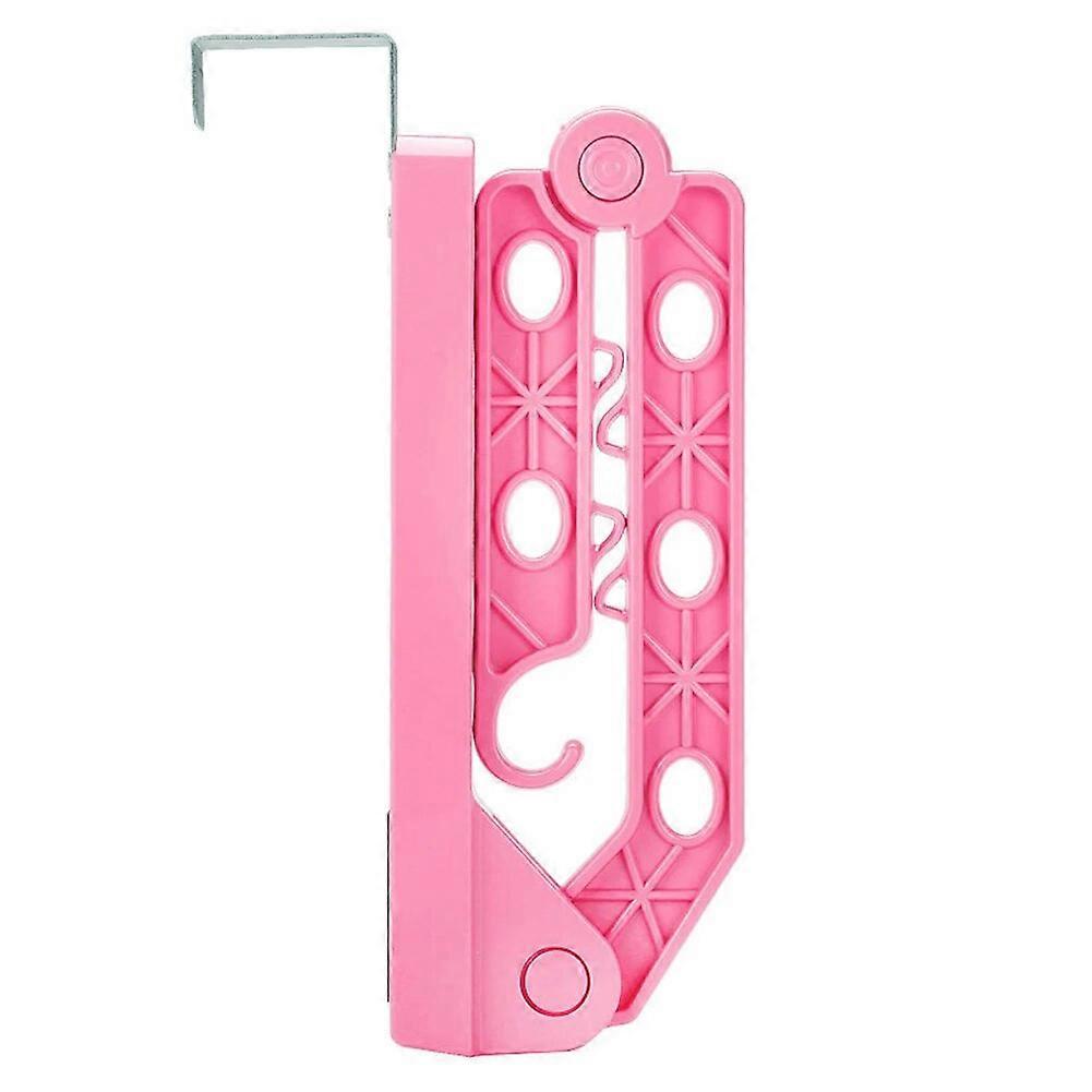 Portable Travel Clothes Hanger,Foldable Over Door Hooks, Multifunctional Drying Rack for Hanging Towels, Robes, Hats, Scarves