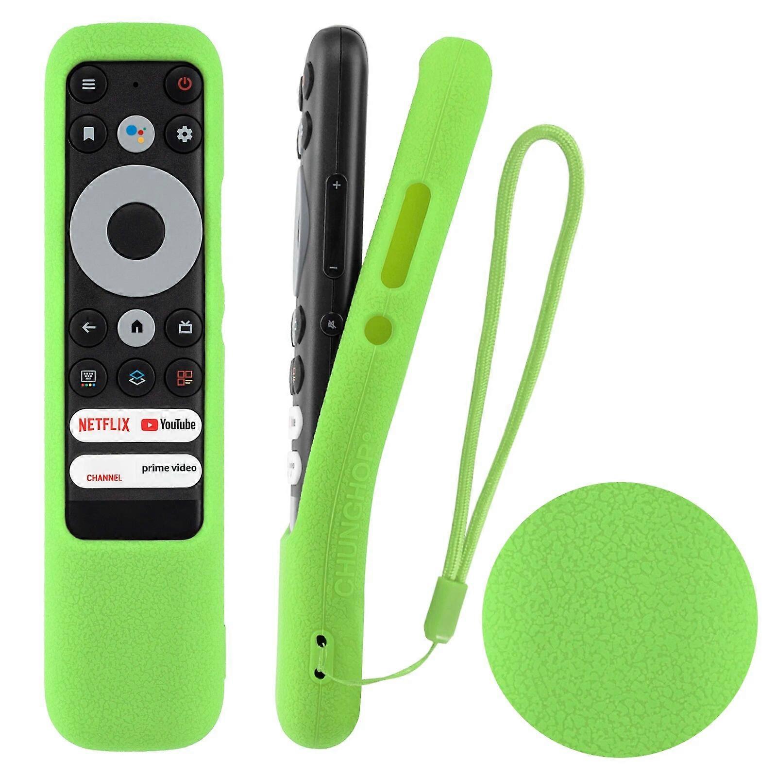 Skin-friendly Remote Control Cover For TCL RC902N FMR1 TV Remote Anti-Slip Shockproof Protective Silicone Case with Lanyard
