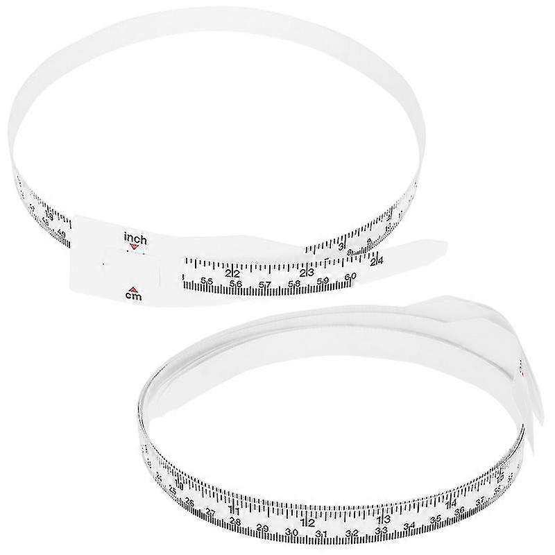 3pcs/ A Set Practical Head Gauge Tool Measuring Tape For Head And Arm (white)