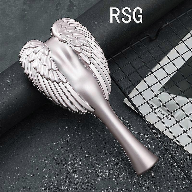 1 قطعة مصغرة فك تشابك الشعر فرشاة مقبض ماجيك مكافحة ساكنة تشابك الملاك فرشاة الشعر