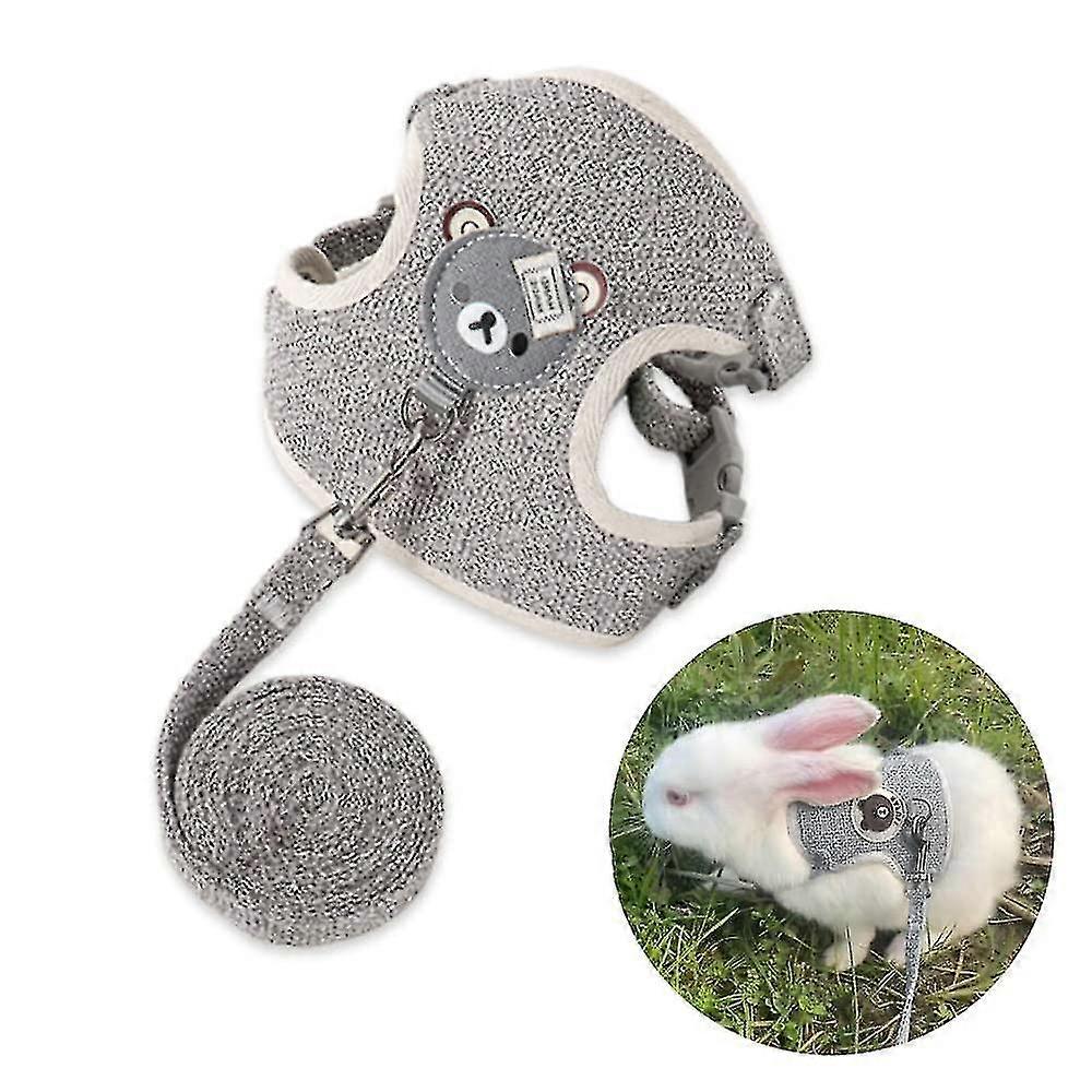 Adjustable Rabbit Leash, Pet Harness For 27-35 Cm, 1.20 M