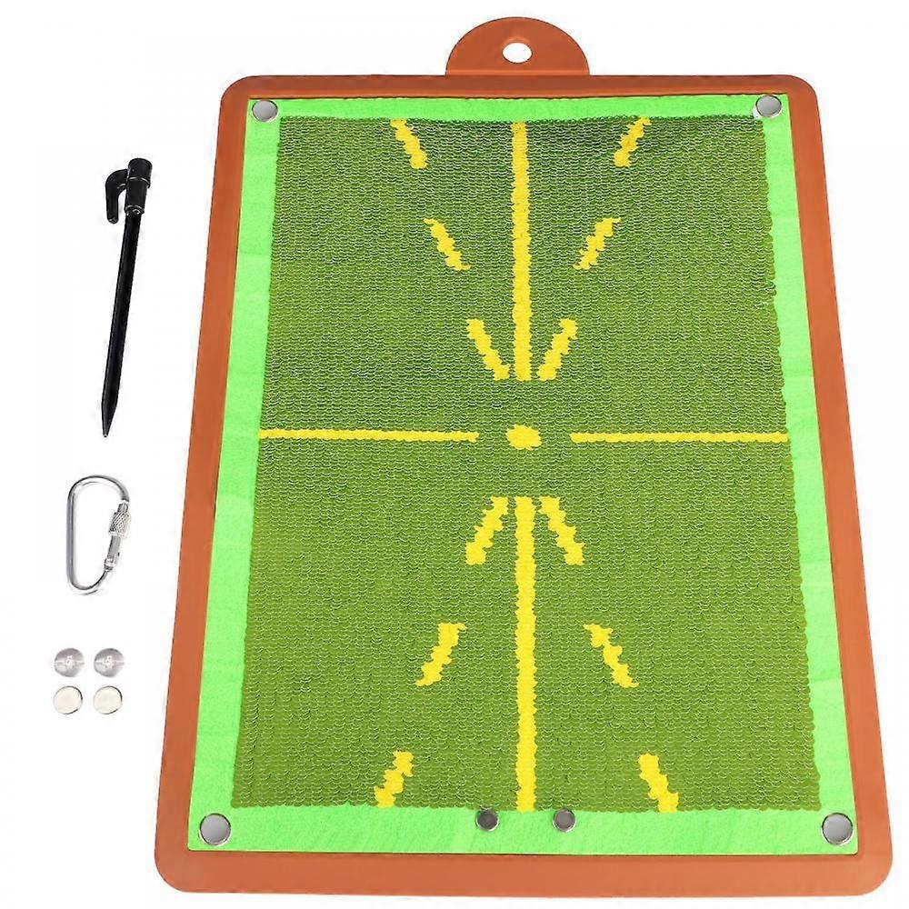 Golf Training Mat for Swing Detection Batting, Premium Golf Impact Mat, Path Feedback Golf Practice Mats